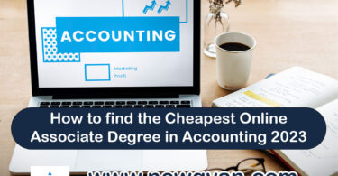 Cheapest Online Associate Degree in Accounting